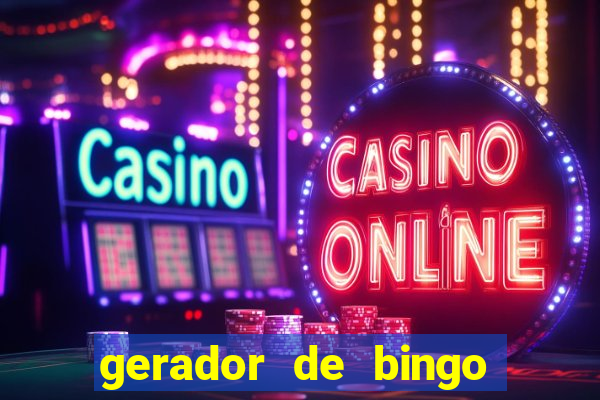 gerador de bingo de palavras